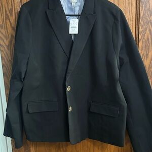 J. Crew Classic Black Blazer Size 22